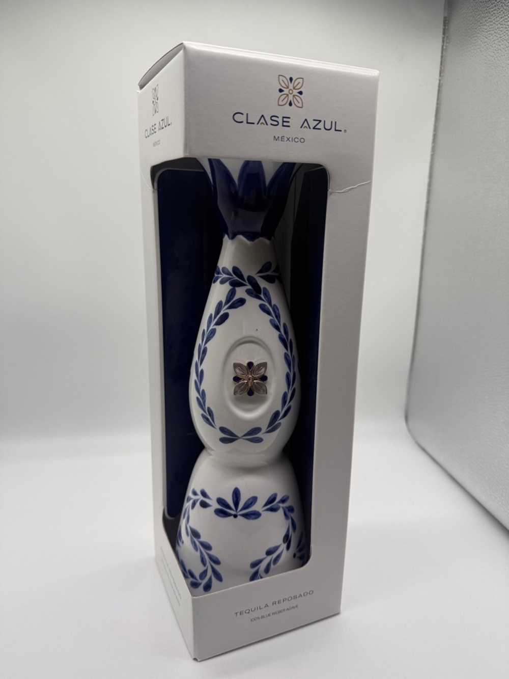 Clase Azul Reposado 750ml Tequila Bottle in Box .